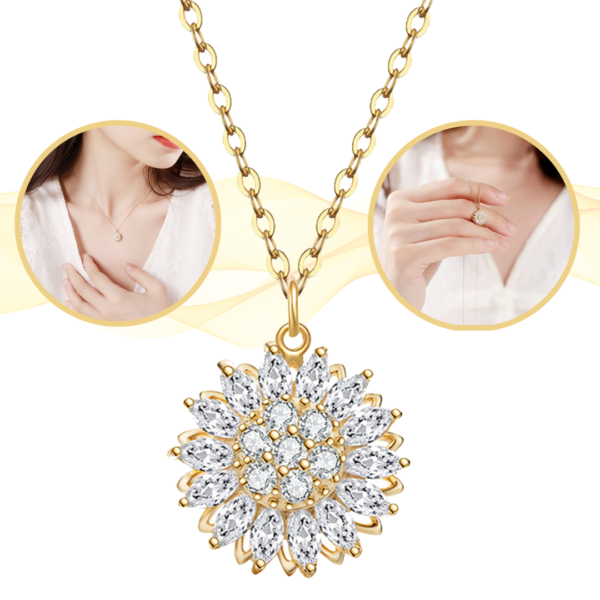 COLLAR GIRATORIO - GIRASOL DORADO - Image 2