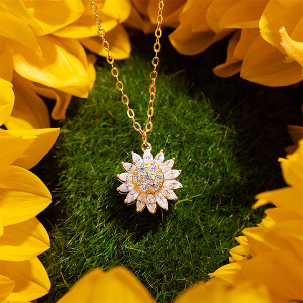 COLLAR GIRATORIO - GIRASOL DORADO - Image 3